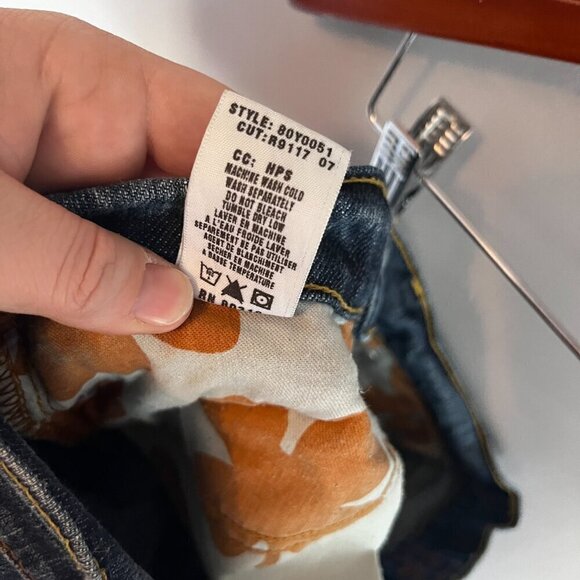Lucky Brand Jeans Made in America USA Sundown Low Rise Size 0 /25 Short Inseam - Picture 15 of 15